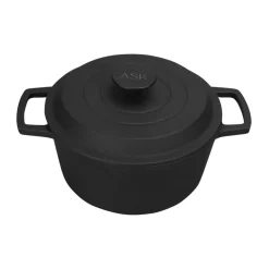 ASK Malm Støpejernsgryte Uten Emalje 4,2L
