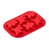 CHRISTIANIA 1739 Bakeform Jul Silikon Rød