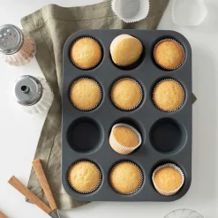 CHRISTIANIA 1739 Bake Muffinsform 12 stk Silikon Brun