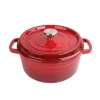 CHRISTIANIA 1739 Støpejernsgryte 3,4L Rød