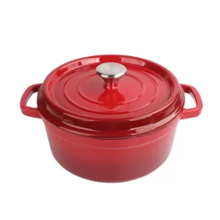 CHRISTIANIA 1739 Støpejernsgryte 3,4L Rød