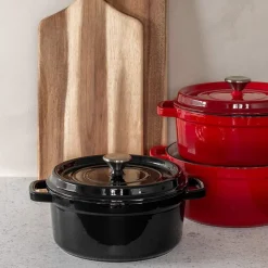 CHRISTIANIA 1739 Støpejernsgryte 5L Rød