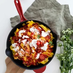 CHRISTIANIA 1739 Støpejernspanne 27cm Rød