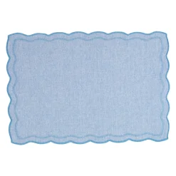 CHRISTIANIA GLASMAGASIN Collection Dekkebrikke 48x33cm Lys Blå