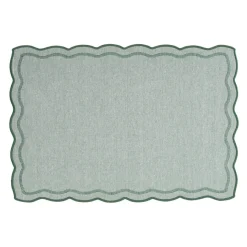 CHRISTIANIA GLASMAGASIN Collection Dekkebrikke 48x33cm Grønn