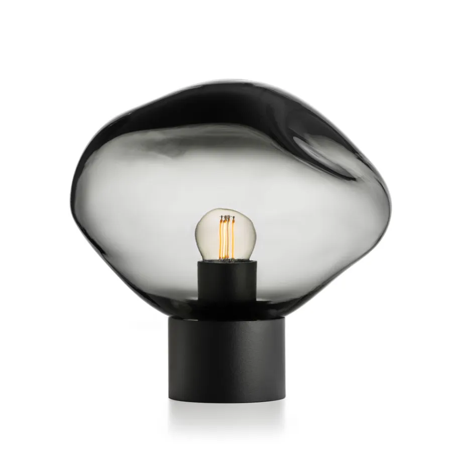 HADELAND GLASSVERK Crystal Stone Bordlampe fra