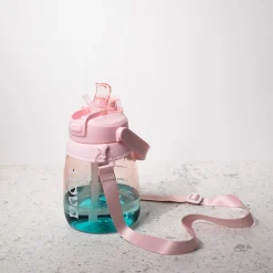 NOVA DRIKKEFLASKE ROSA/BLÅ LAV