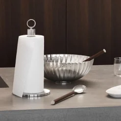 GEORG JENSEN Bernadotte Salatbestikk Tre & Rustfritt Stål