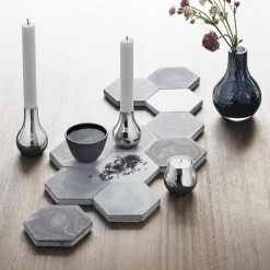 GEORG JENSEN Cafu Lysestake 55x76 Stål 2stk