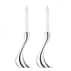 GEORG JENSEN Cobra Lysestake 24cm 2pk