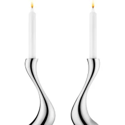 GEORG JENSEN Home Cobra Lysestake 2pk 20cm