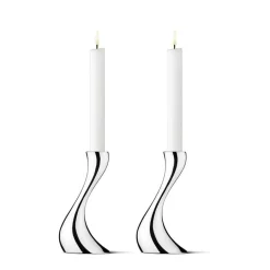 GEORG JENSEN Home Cobra Lysestaker 2pk