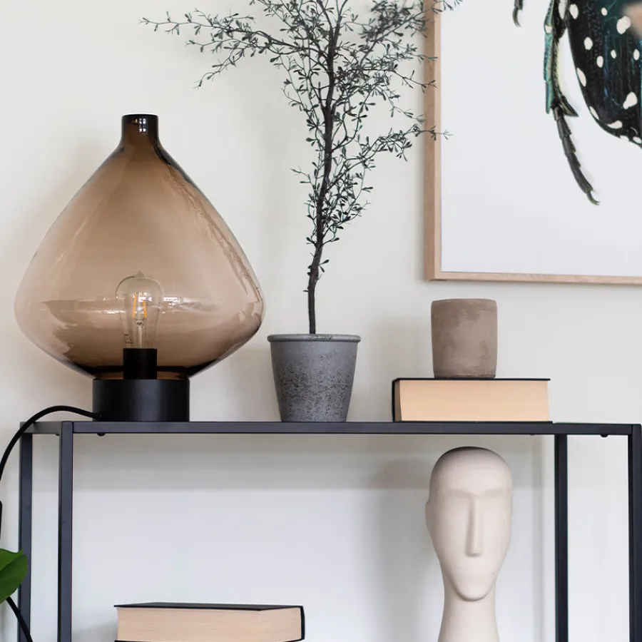 HADELAND GLASSVERK Arkiv Bordlampe 4218 Kakao