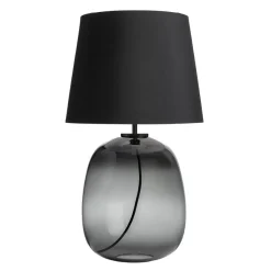 HADELAND GLASSVERK Austra Bordlampe Røkgrå