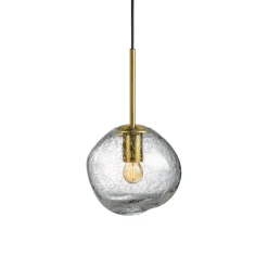 HADELAND GLASSVERK Crystal Stone Pendellampe