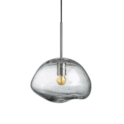 HADELAND GLASSVERK Crystal Stone Pendellampe