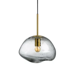 HADELAND GLASSVERK Crystal Stone Pendellampe