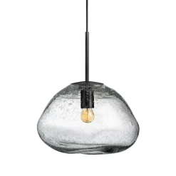 HADELAND GLASSVERK Crystal Stone Pendellampe