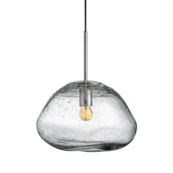 HADELAND GLASSVERK Crystal Stone Pendellampe