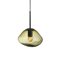 HADELAND GLASSVERK Crystal Stone Pendellampe