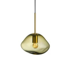 HADELAND GLASSVERK Crystal Stone Pendellampe