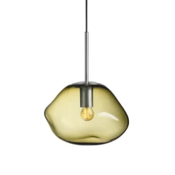 HADELAND GLASSVERK Crystal Stone Pendellampe