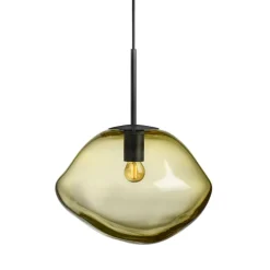 HADELAND GLASSVERK Crystal Stone Pendellampe