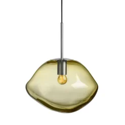 HADELAND GLASSVERK Crystal Stone Pendellampe