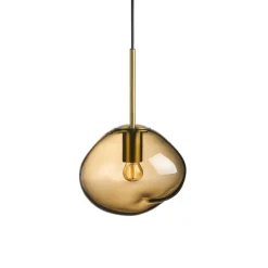 HADELAND GLASSVERK Crystal Stone Lampe