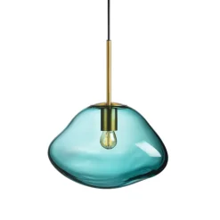 HADELAND GLASSVERK Crystal Stone Pendellampe