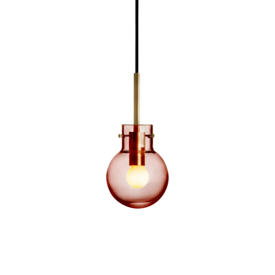 HADELAND GLASSVERK Krystallkule Taklampe