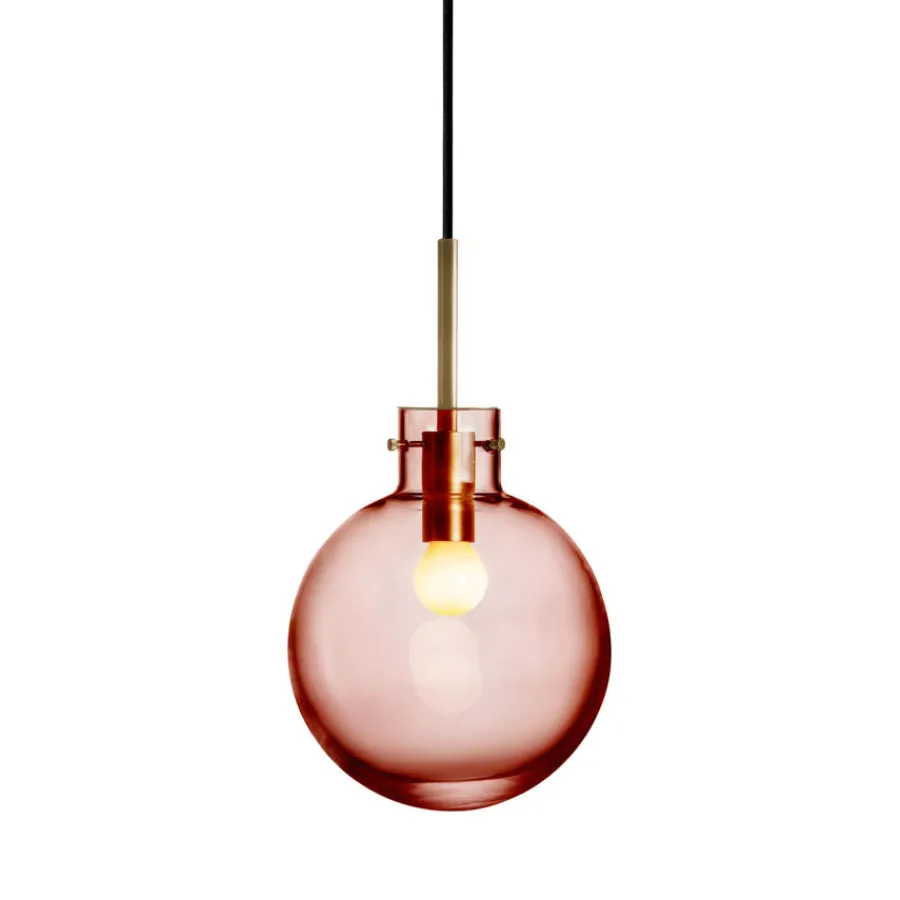 HADELAND GLASSVERK Krystallkule Taklampe