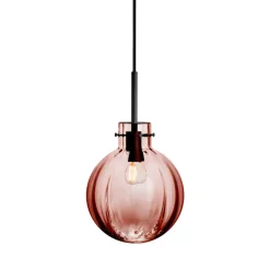 HADELAND GLASSVERK Krystallkule Taklampe