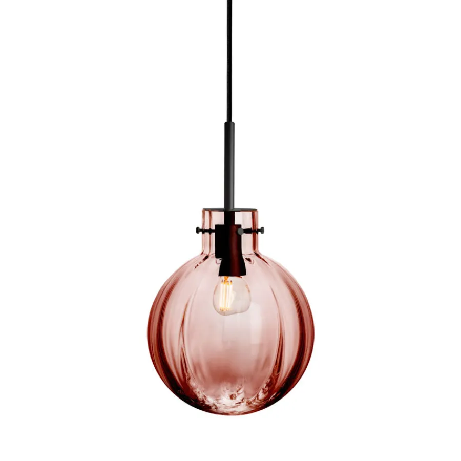 HADELAND GLASSVERK Krystallkule Taklampe