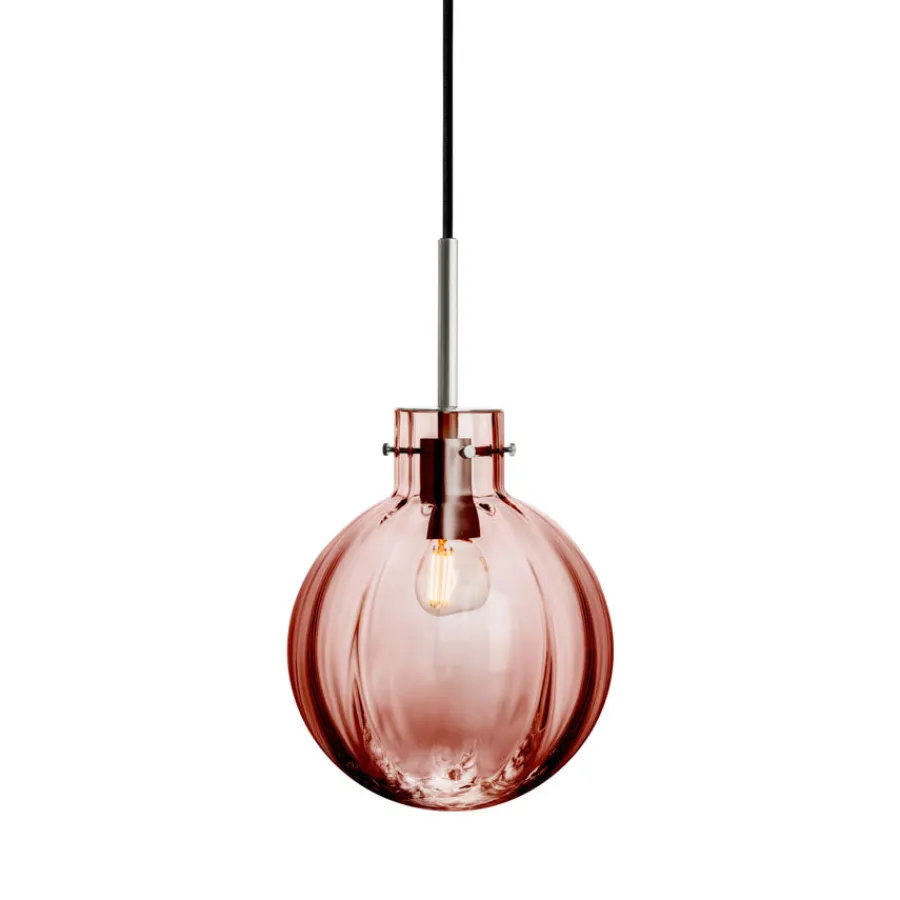 HADELAND GLASSVERK Krystallkule Taklampe