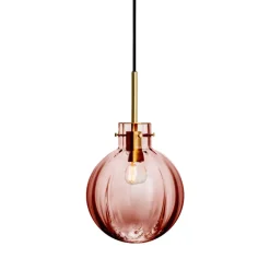 HADELAND GLASSVERK Krystallkule Taklampe