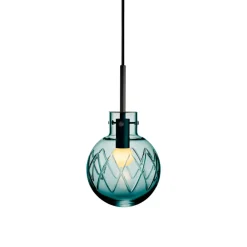 HADELAND GLASSVERK Krystallkule Lampe
