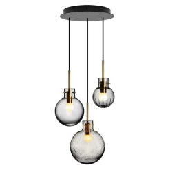 HADELAND GLASSVERK Krystallkule Taklampe