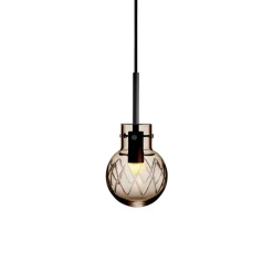 HADELAND GLASSVERK Krystallkule Taklampe