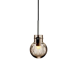 HADELAND GLASSVERK Krystallkule Taklampe