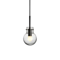 HADELAND GLASSVERK Krystallkule Taklampe