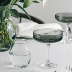 HADELAND GLASSVERK Odyssé Cavaskål Røkgrå 25cl 2pk