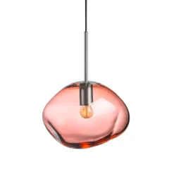 HADELAND GLASSVERK Pendellampe Morgenrød