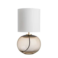 HADELAND GLASSVERK Senja Bordlampe Kakao