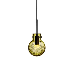 HADELAND GLASSVERK Taklampe Finn Oliven