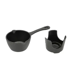 HOLM Sausevarmersett 12cm Støpejern Svart