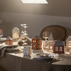 KÄHLER DESIGN Kähler Gingerbread Lyshus Liten Brun