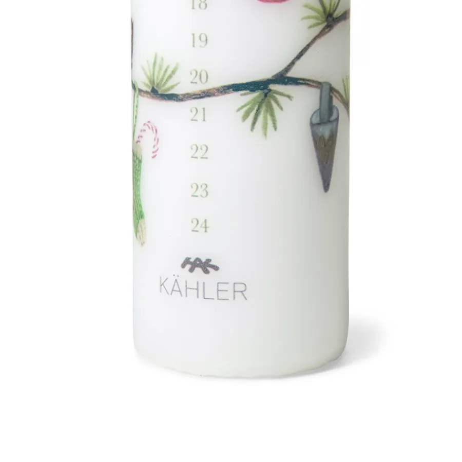 KÄHLER DESIGN Kähler Hammershøi Jul Kalenderlys 2023 Ø5cm