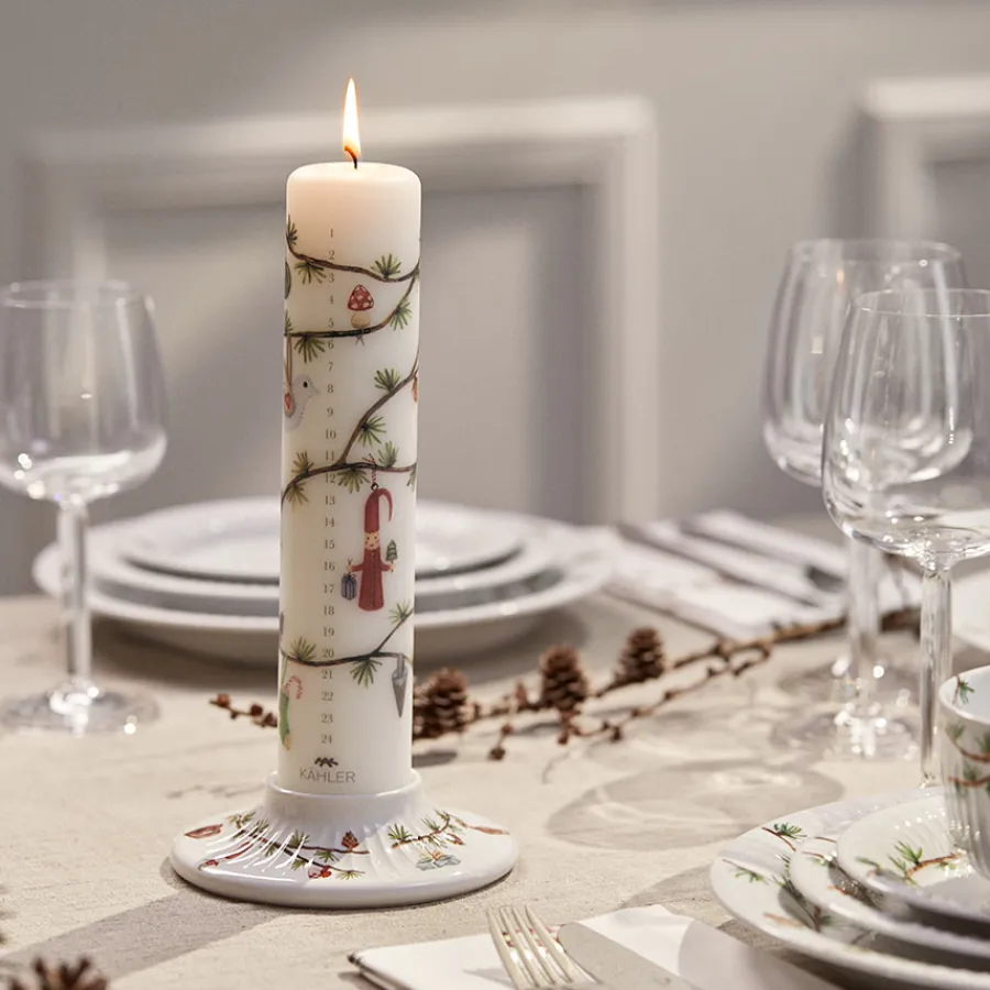 KÄHLER DESIGN Kähler Hammershøi Jul Lysestake til Kubbelys Ø13cm