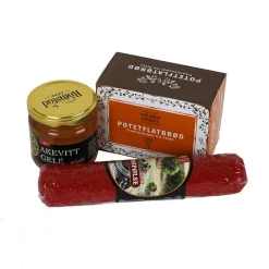 KRAMBODEN Gavepakke Spekepølse/Flatbrød/Gele